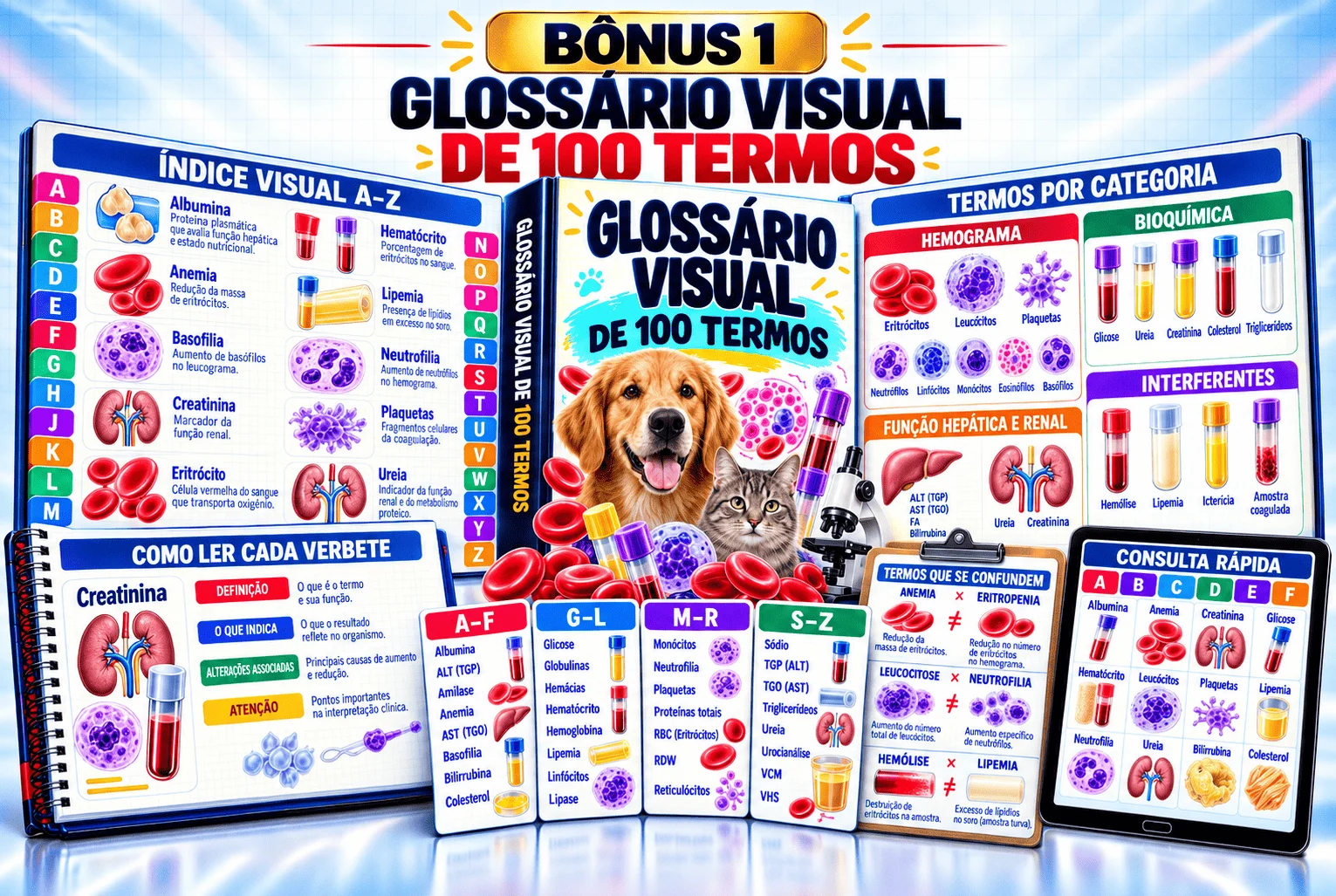 Glossário Visual de 100 Termos Laboratoriais
