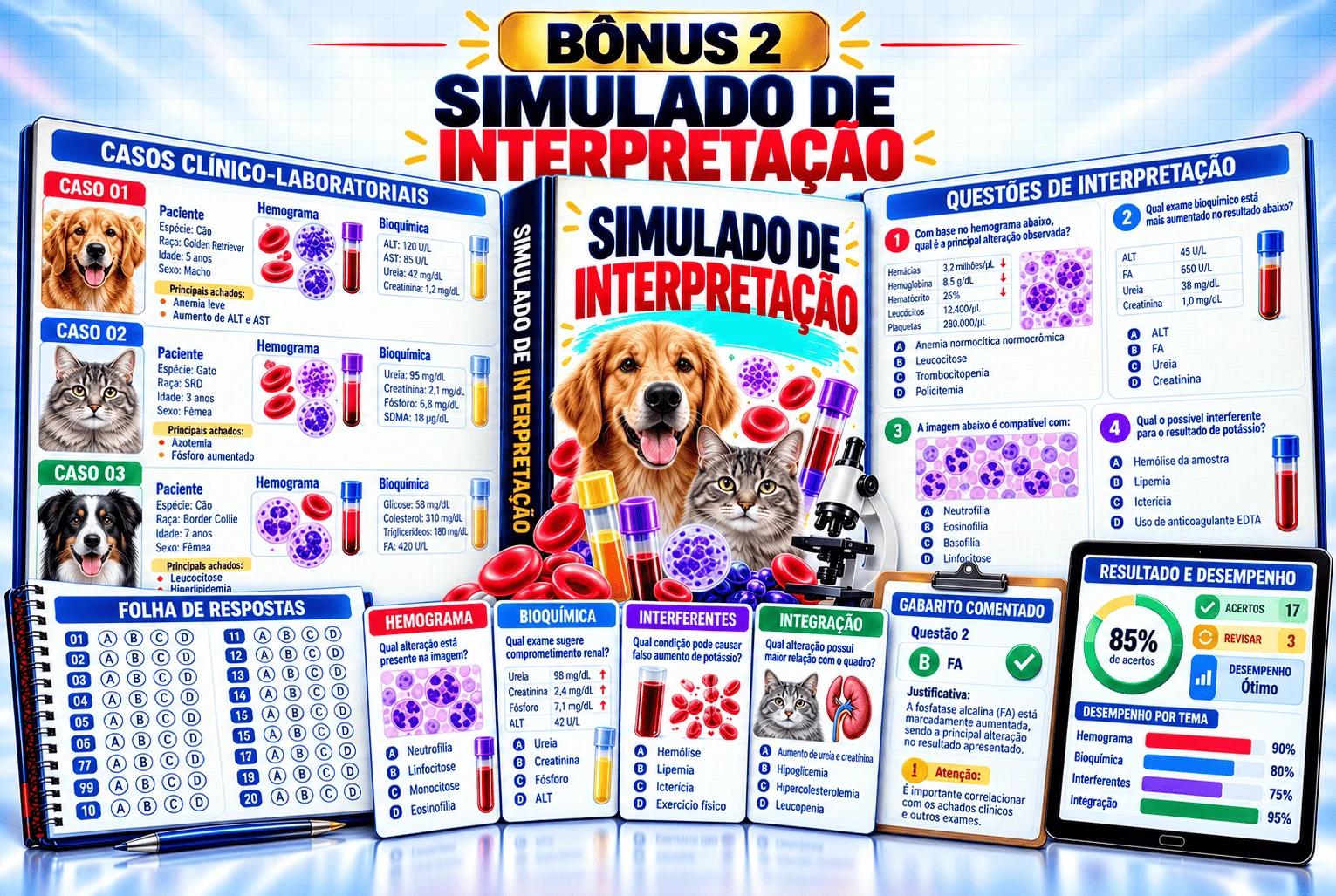 Simulado de Interpretação com Casos Comentados